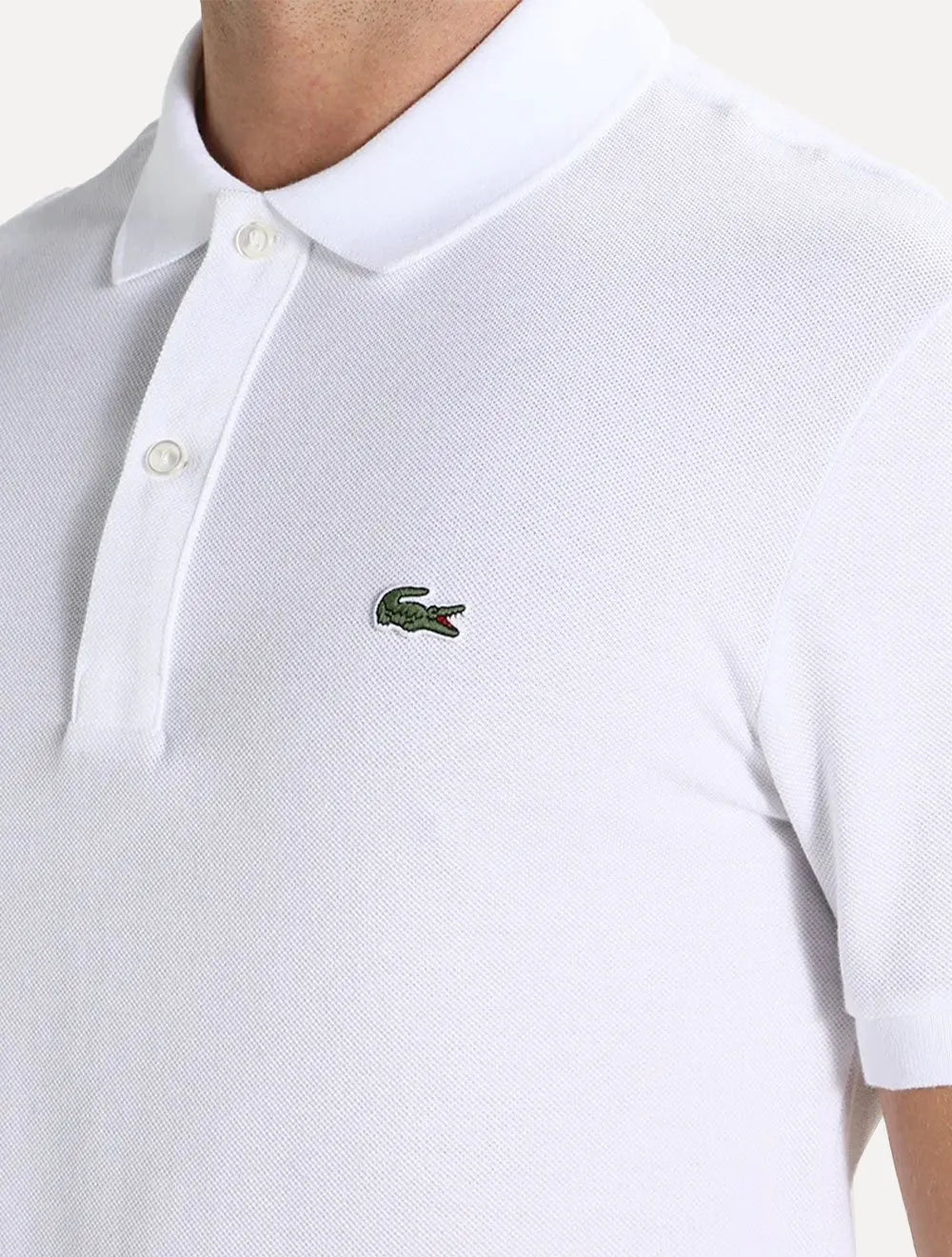 Polo Lacoste Masculina L.12.12 Branca