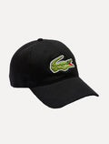 Boné Lacoste Casual Contrast Strep Big Logo Preto