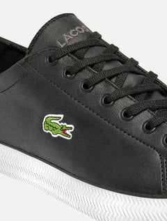 Tênis Lacoste Masculino Couro Gripshot Blk/Wht Preto