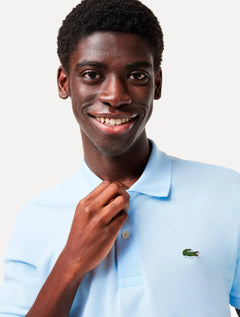 Polo Lacoste Masculina L.12.12 Azul Claro