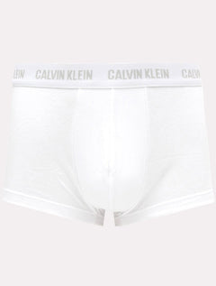 Cueca Calvin Klein Low Rise Trunk Classic Preta Cinza e Branca C11.07 PT00 Pack 4 UN