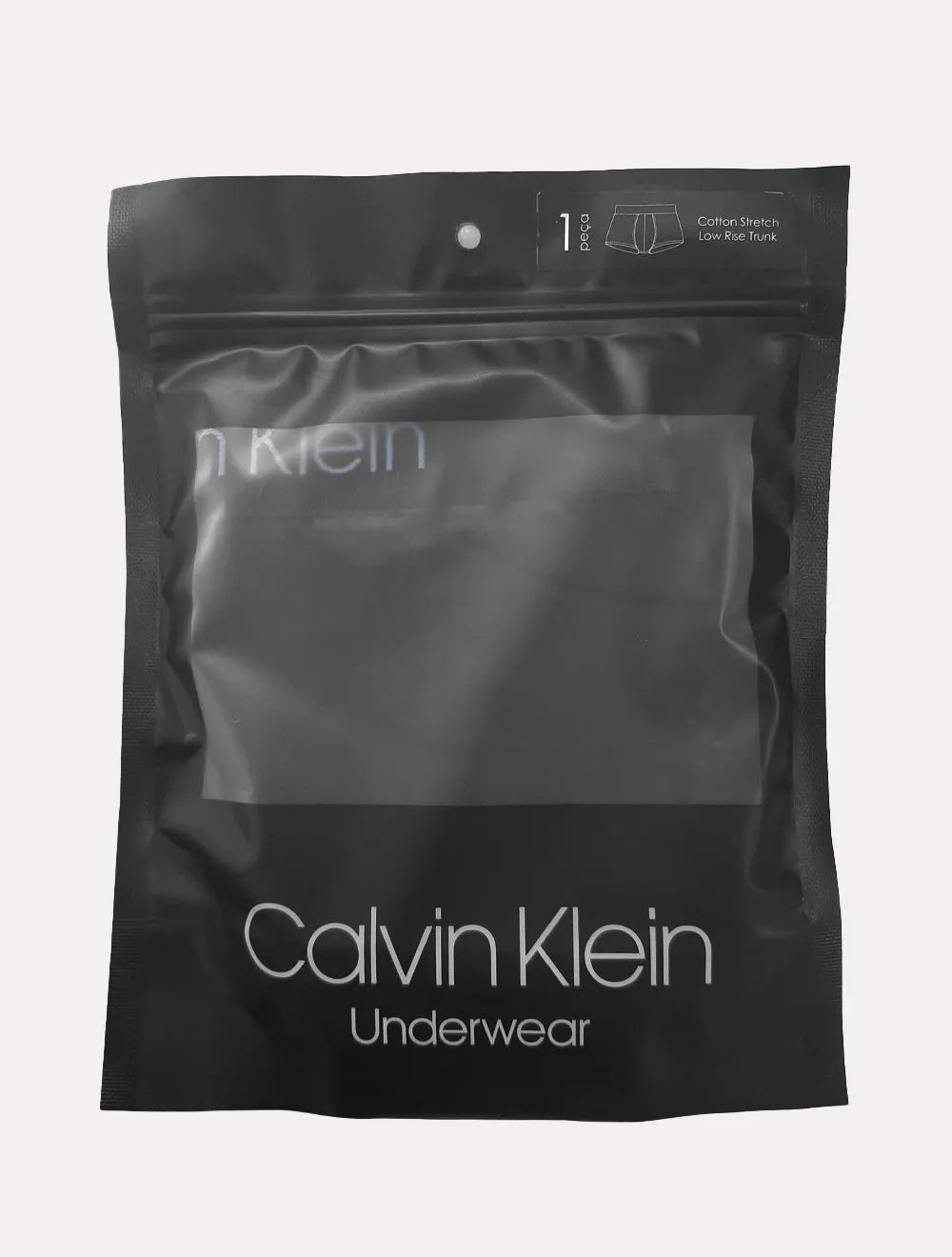 Cueca Calvin Klein Low Rise C12.01 PT02 Trunk Blu Preta 1UN