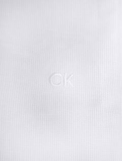 Camisa Calvin Klein Masculina Regular Fit Micro Stripes Azul Claro