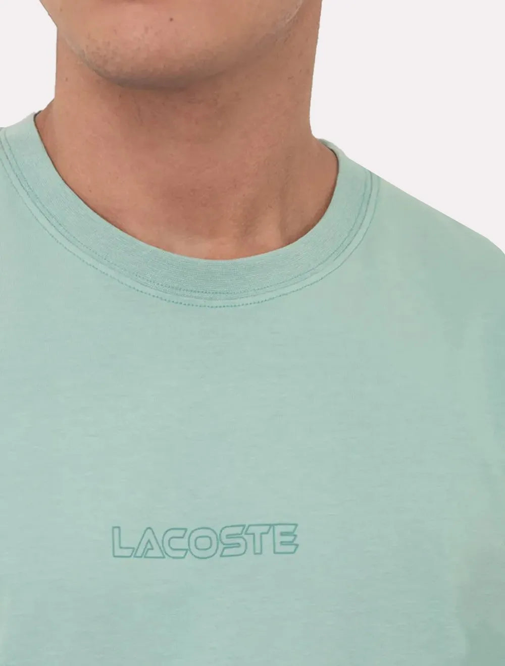 Camiseta Lacoste Masculina Loose Fit Summer Collection Verde Claro