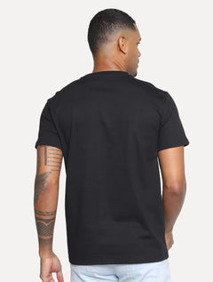 Camiseta Tommy Jeans Masculina Classic Spray Flag Preta
