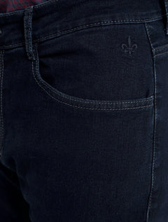 Calça Dudalina Jeans Masculina Regular Right Five Pockets Escura