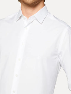 Camisa Dudalina Masculina Milano Tricoline Lisa Branca