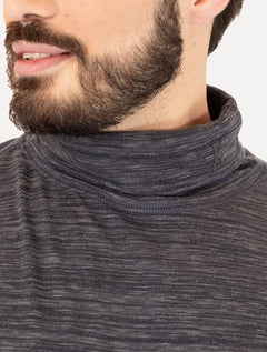 Blusa Calvin Klein Jeans Masculina Tricot Flamê Chumbo Mescla