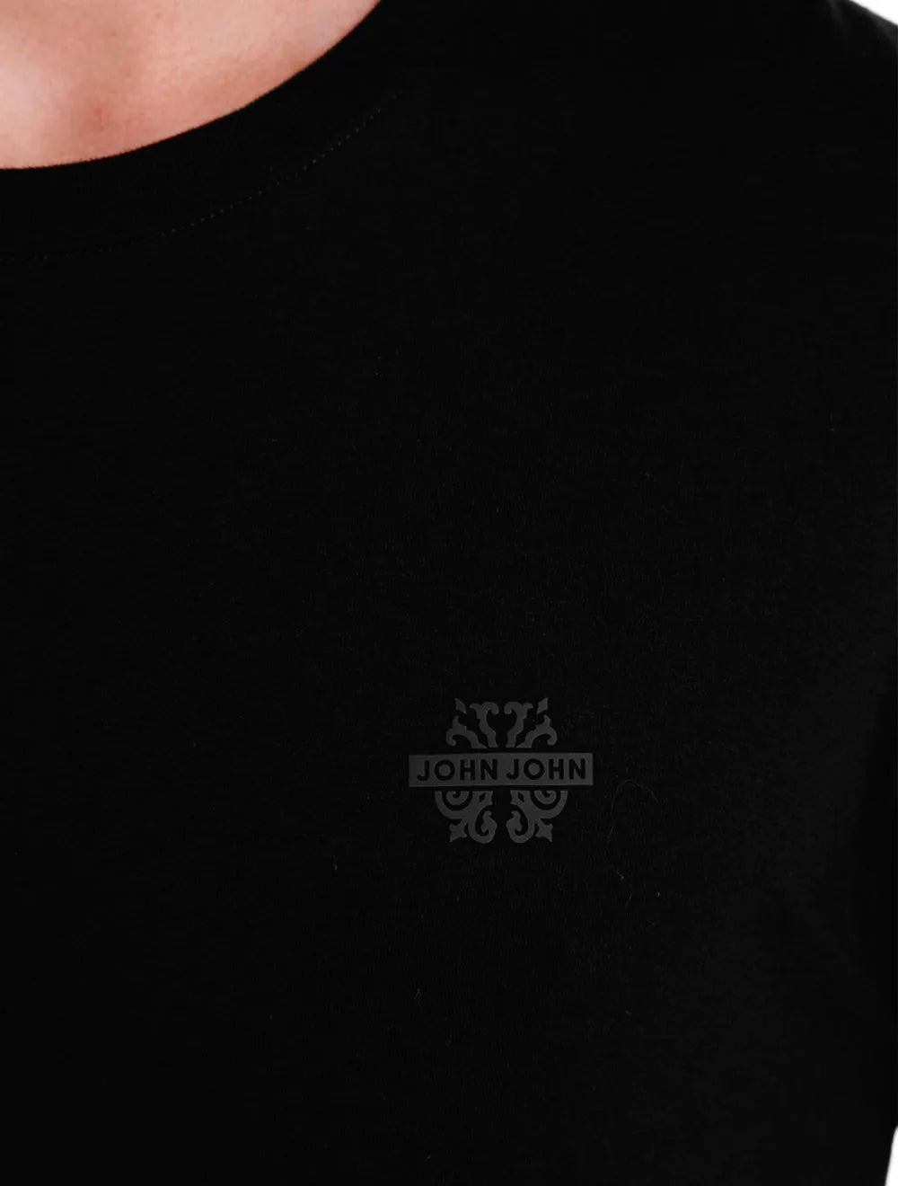Camiseta John John Masculina Rubber Key Transfer Preta