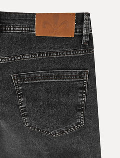 Calça Dudalina Jeans Masculina Straight Classica Forall Preta