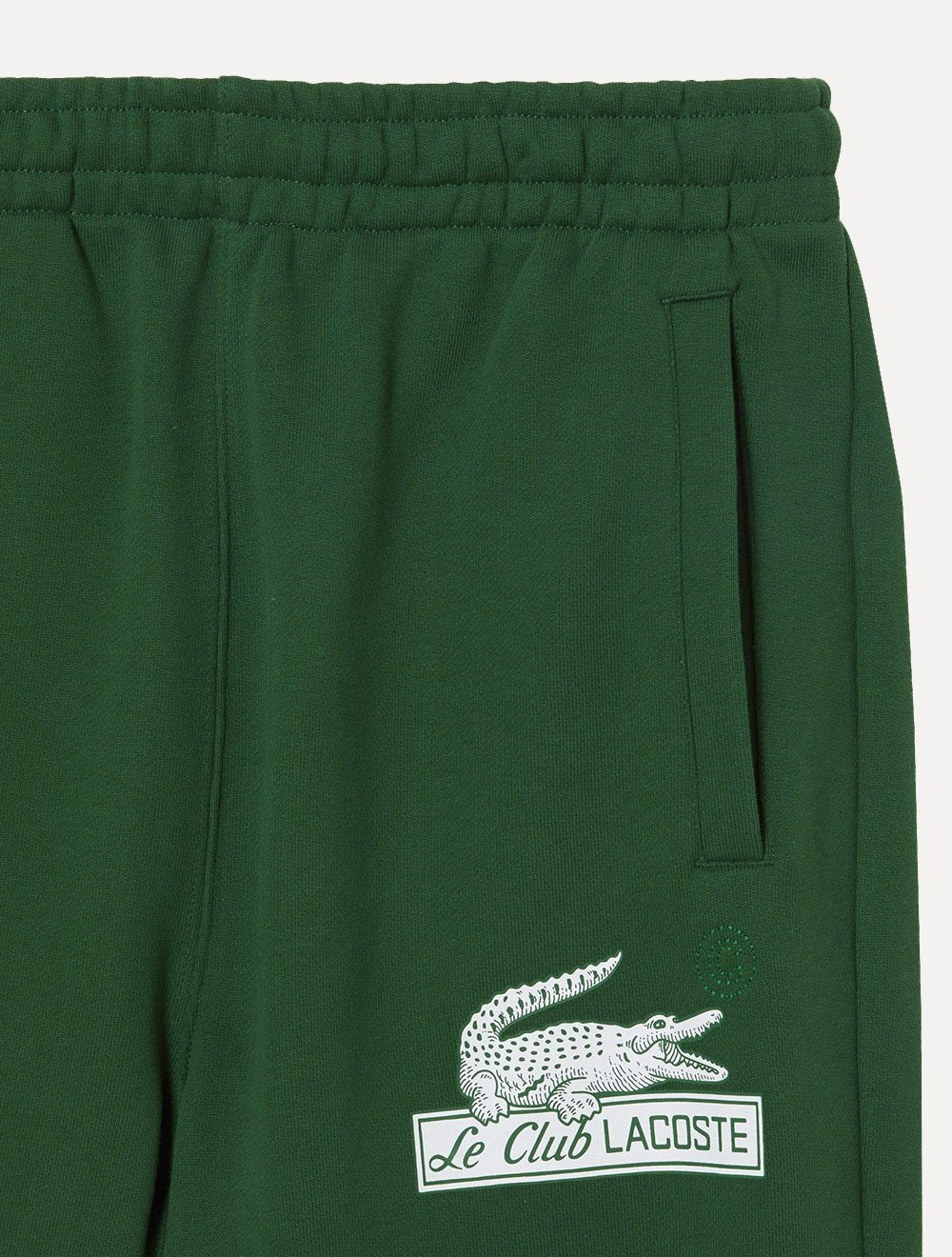 Calça Lacoste Moletom Masculina Sport Fleece Organic Cotton Verde Escuro