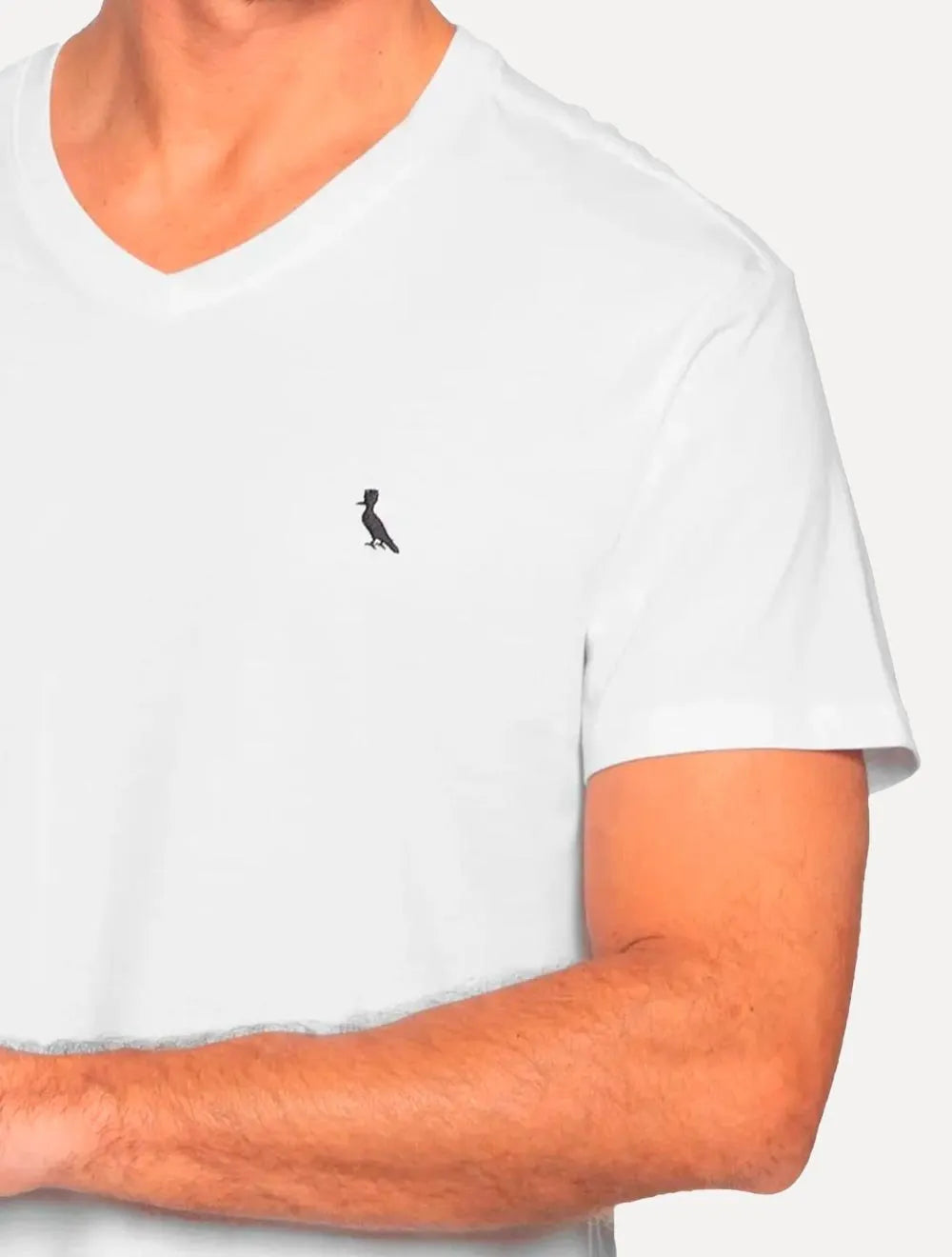 Camiseta Reserva Masculina V-Neck Vento Icon Branca