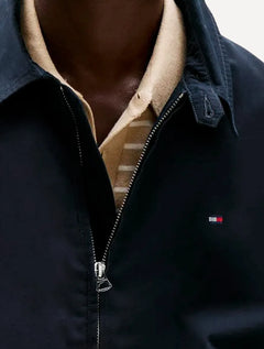 Jaqueta Tommy Hilfiger Masculina Regular Cotton Ivy Azul Marinho
