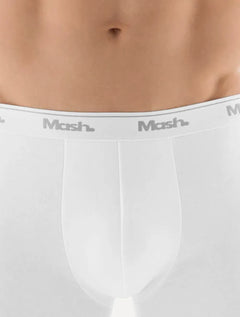 Cueca Mash Boxer Cotton Basic Branca