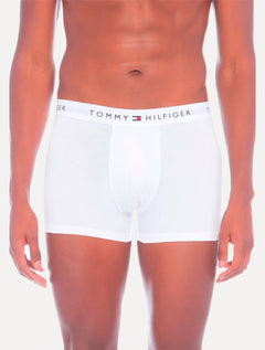 Cueca Tommy Hilfiger Cotton Stretch Trunk Branca Pack 3UN