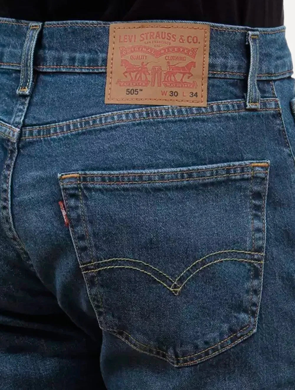 Calça Levis Jeans Masculina 514 Straight Blue Azul Escuro