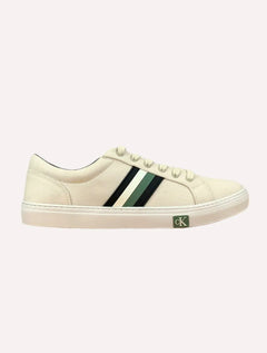 Tênis Calvin Klein Jeans Masculino Lona Rubber Off-White