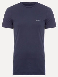 Camiseta Von der Volke Masculina Origineel Basis Logo Azul Marinho