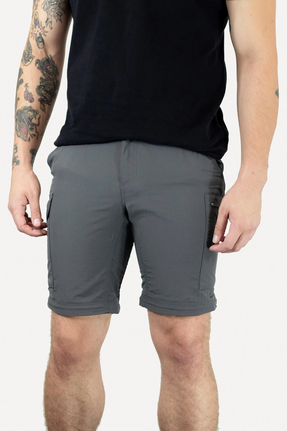 Calça Columbia Silver Ridge Convertible Grill Cinza Escuro