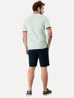 Camiseta Guess Masculina Los Angeles Contrast Verde Claro