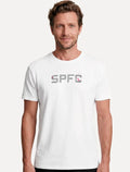 Camiseta Reserva Masculina SPFC Bust Name Branca