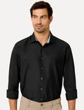 Camisa Dudalina Masculina Comfort Superfine Cotton Mono Logo Preta