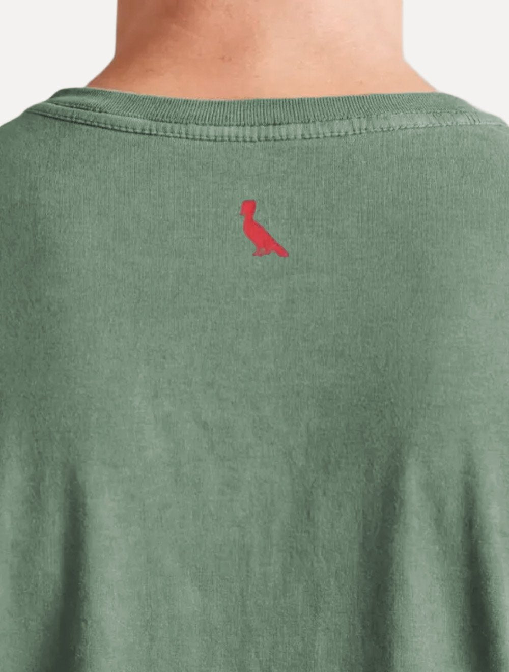 Camiseta Reserva Masculina Carimbo Gaze Stoned Verde Escuro