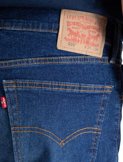 Calça Levis Jeans Masculina 505 Regular Blue Azul