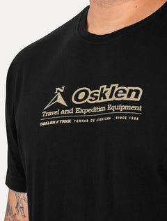Camiseta Osklen Masculina Regular Vintage Trkk Old Preta