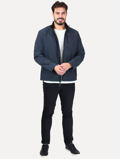 Jaqueta Calvin Klein Masculina Soft Shell  Full-Zip Chumbo