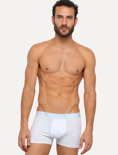 Cueca Reserva Masculina Boxer Grey Woodpecker Cotton Branca