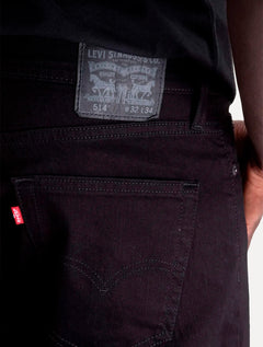 Calça Levis Jeans 514 Straight Preta