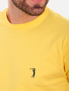 Camiseta Aleatory Masculina Melon Yellow Amarela