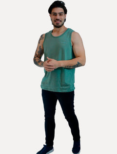 Regata John John Masculina New Regular Fit Rubber Logo Verde Claro