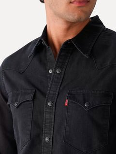 Camisa Levis Masculina Jeans Classic Western Standard Preta