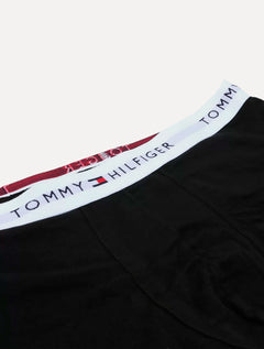 Cueca Tommy Hilfiger Cotton Stretch Trunk Preta Cinza Grafite Pack 3UN