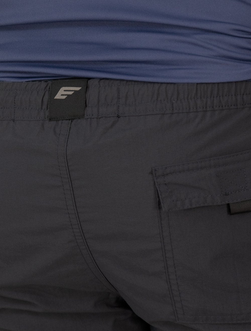 Short Ellus Masculino D'Água Nylon Pocket Beach Trucker Grafite