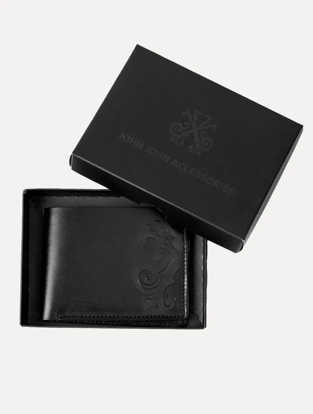 Carteira John John Masculina Couro Lior Preto