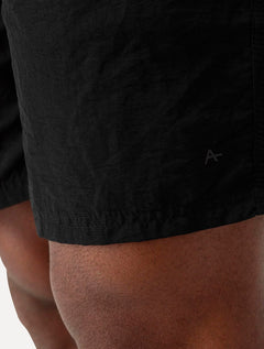 Short Aramis Masculino D'Água Elastico Logo Preto
