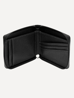 Carteira Reserva Masculina Office Leather Preta