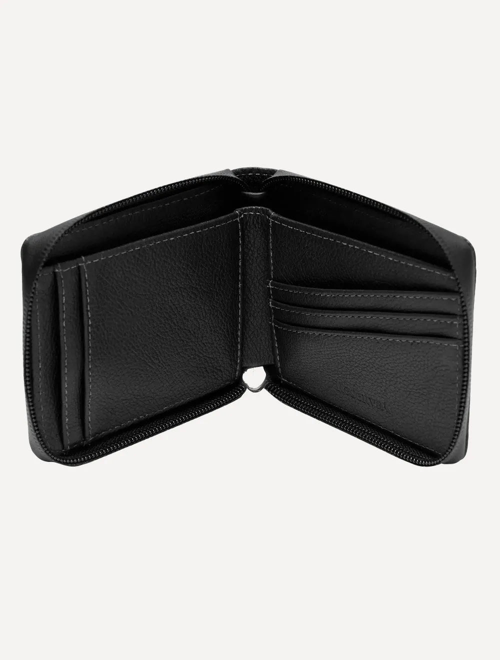 Carteira Reserva Masculina Office Leather Preta
