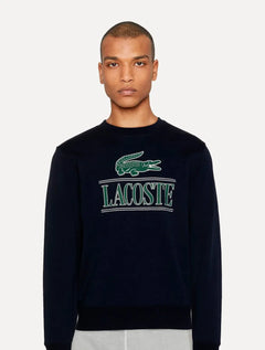 Moletom Lacoste Masculino Cotton Fleece Branded Jogger Azul Marinho