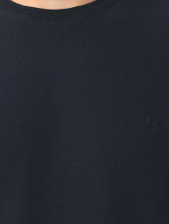 Camiseta Dudalina Manga Longa Cotton Flex Azul Marinho