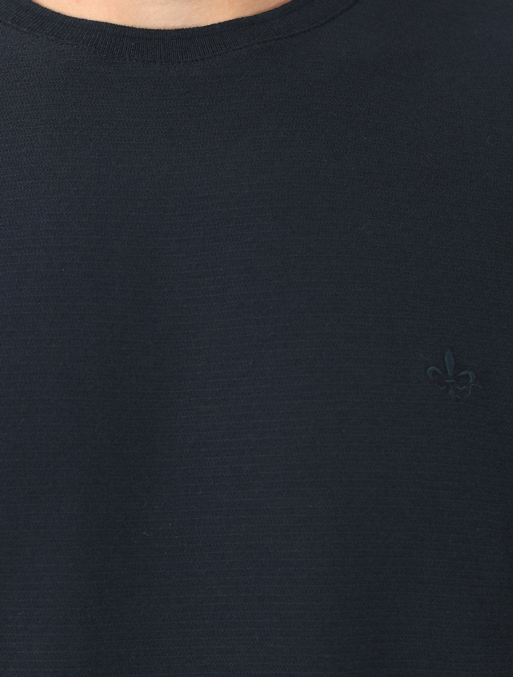 Camiseta Dudalina Manga Longa Cotton Flex Azul Marinho