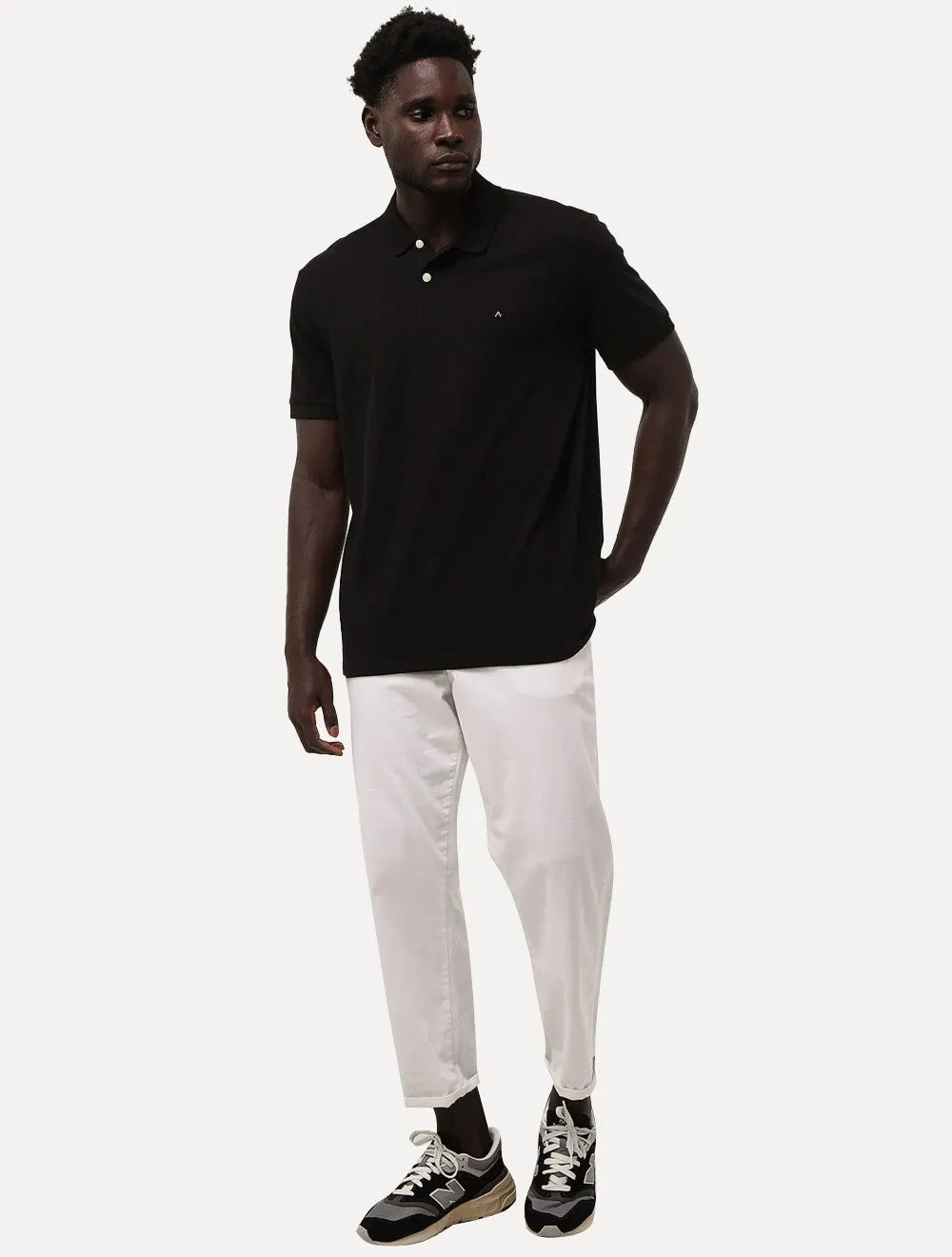 Polo Aramis Masculina Piquet Lisa Light Icon Preta