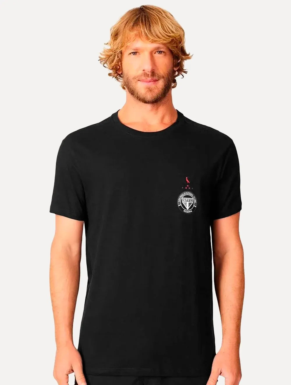 Camiseta Reserva Masculina São Paulo FC Mini Chest Preta