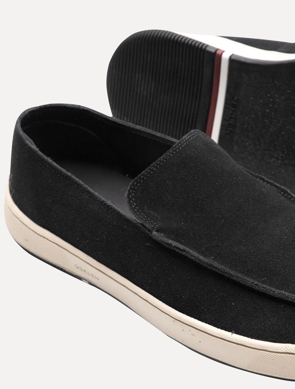 Tênis Osklen Masculino Slip On Camurça Moc Soho Soft Preto