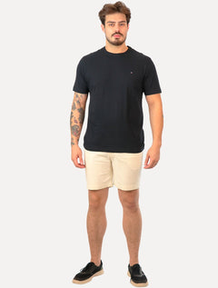 Bermuda John John Masculina Cotton Off-White