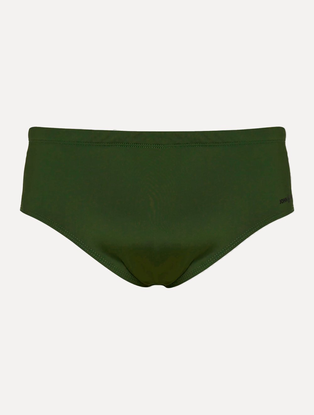 Sunga John John Masculina Zayn Black Logo Lateral Verde Militar
