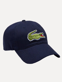 Boné Lacoste Casual Contrast Strep Big Logo Azul Marinho